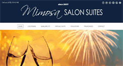 Desktop Screenshot of mimosasalonsuites.com