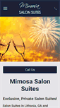 Mobile Screenshot of mimosasalonsuites.com